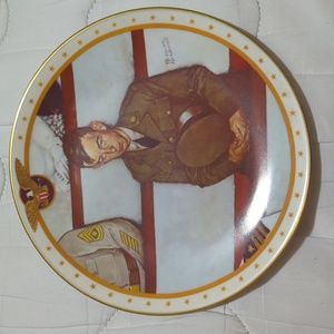 Norman Rockwell "Willie Gillid In Church" plate